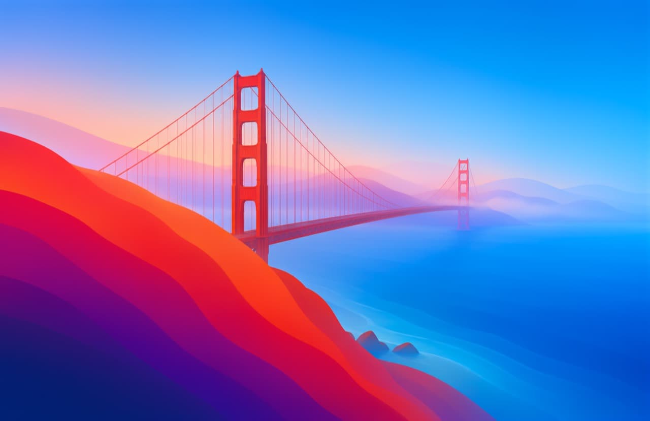 Golden Gate Bridge at dusk